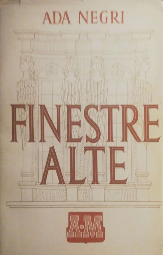 Finestre alte - Ada Negri - copertina