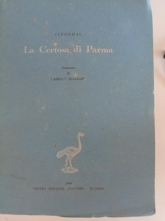 La Certosa di Parma - Stendhal - copertina