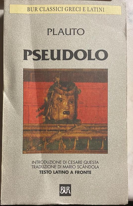 Pseudolo - T. Maccio Plauto - copertina