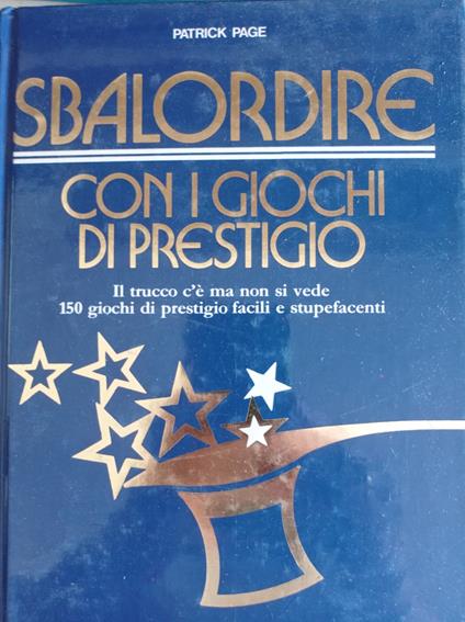 Sbalordire con i giochi di prestigio - copertina