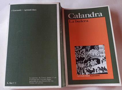 La bufera - Edoardo Calandra - copertina