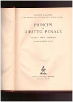 Principi di diritto penale. Volume I Parte generale