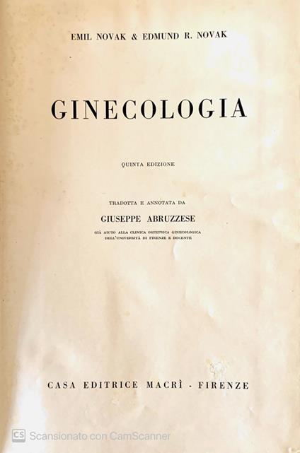 Ginecologia - copertina