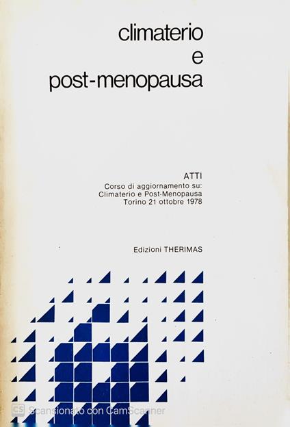 Climaterio e post-menopausa - copertina