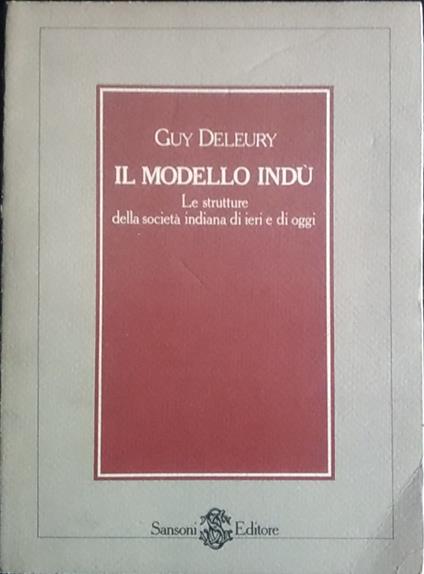 Il modello indù - Guy Deleury - copertina