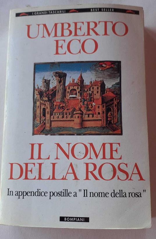 Il nome della rosa - Umberto Eco - copertina