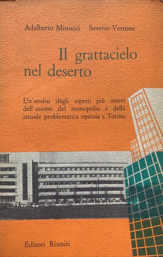 Il grattacielo nel deserto - Adalberto Minucci - copertina