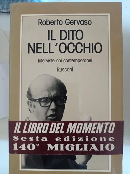 Il dito nell'occhio - Roberto Gervaso - copertina