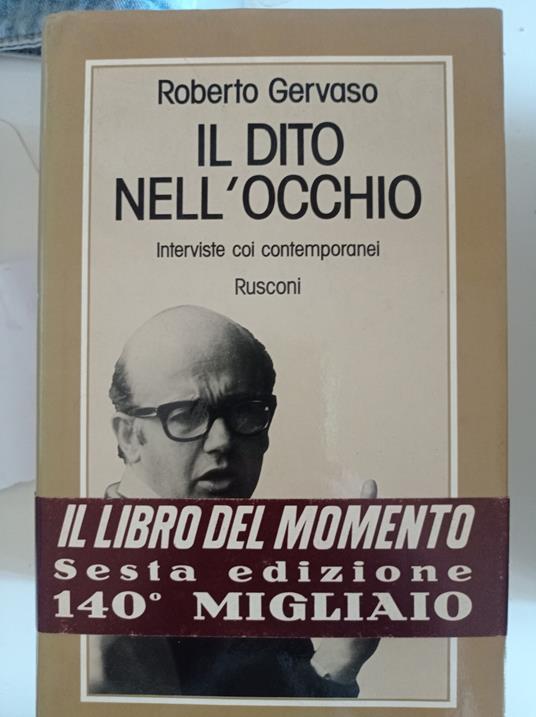 Il dito nell'occhio - Roberto Gervaso - copertina