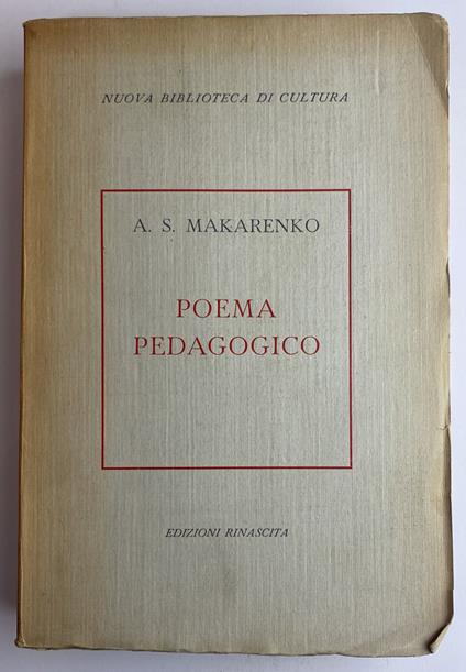 Poema pedagogico - copertina