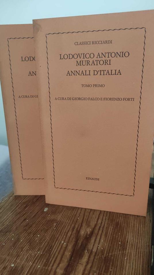 Annali d'Italia ( 2 Tomi) - Lodovico Antonio Muratori - copertina