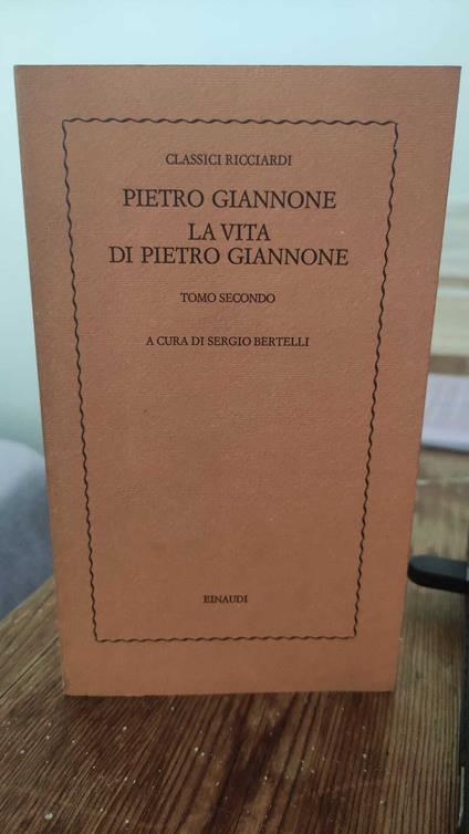La vita di Pietro Giannone II vol - Pietro Giannone - copertina