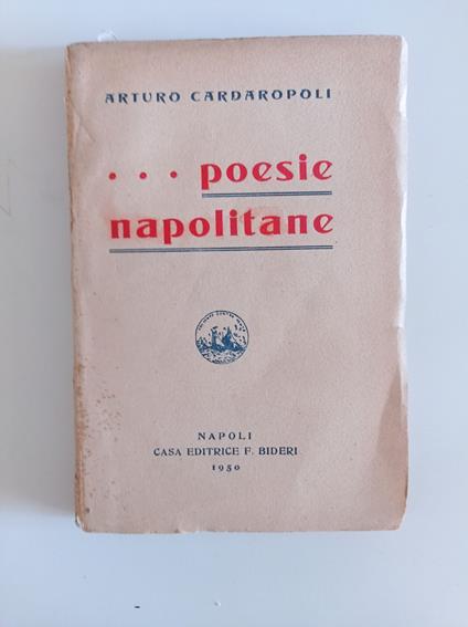 ... poesie napolitane - copertina