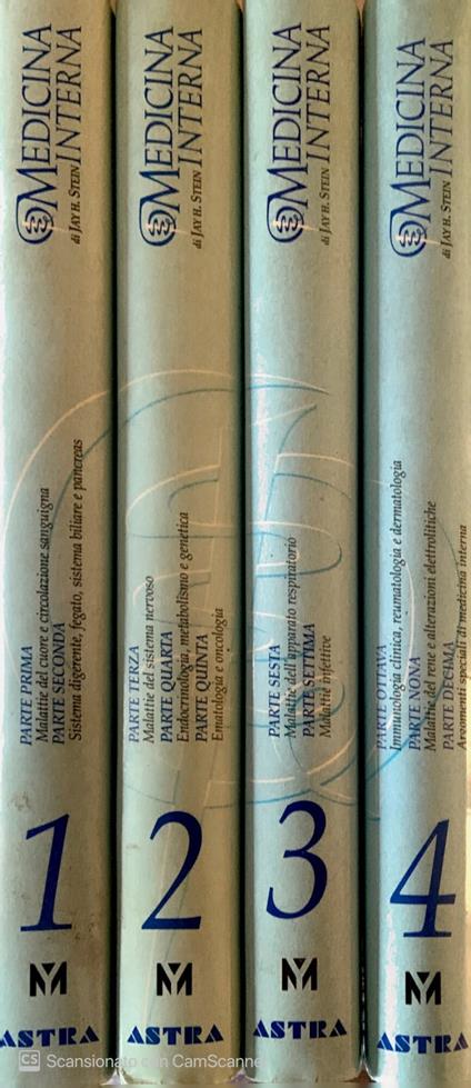 Medicina interna. Vol. 1-2-3-4 - copertina