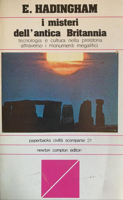 I misteri dell'antica Britannia - Evan Hadingham - copertina