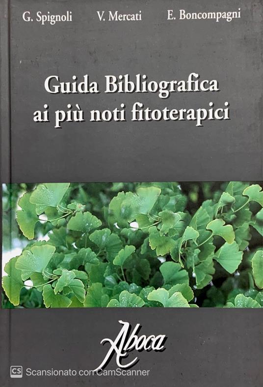 Guida bibliografica ai più noti fitoterapici - copertina