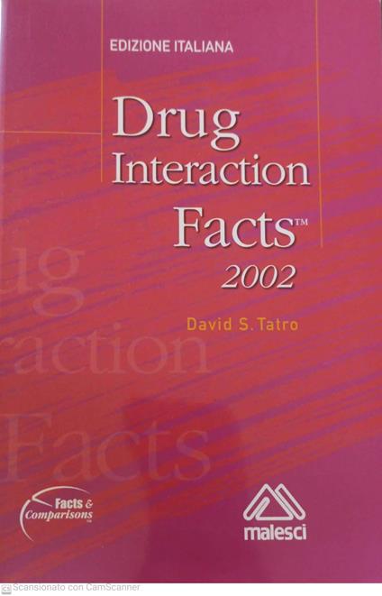 Drug interaction Facts 2002 - copertina