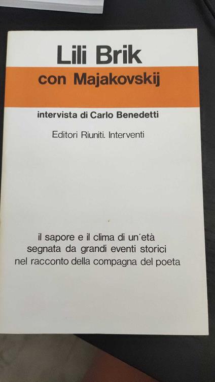 Con Majakovskij - Lili Brik - copertina