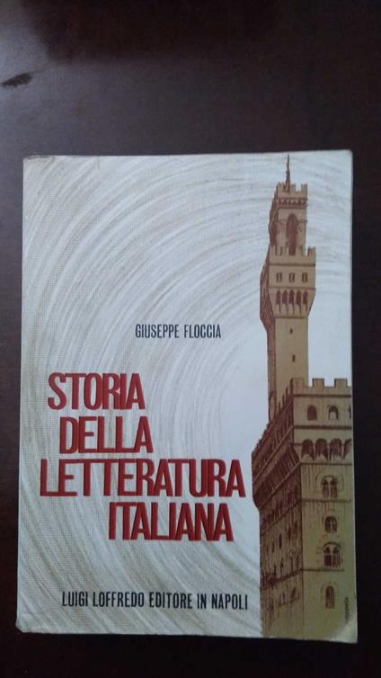 Storia della letteratura italiana - Giuseppe Floccia - copertina