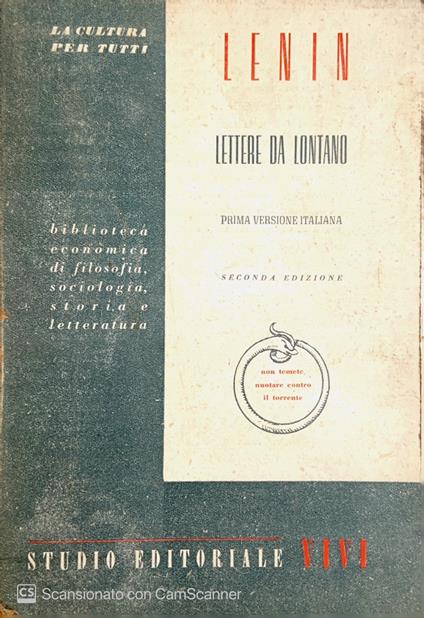 Lettere da lontano - Lenin - copertina