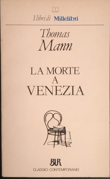 La morte a Venezia - Thomas Mann - copertina