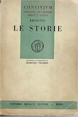 Le storie - Erodoto - copertina