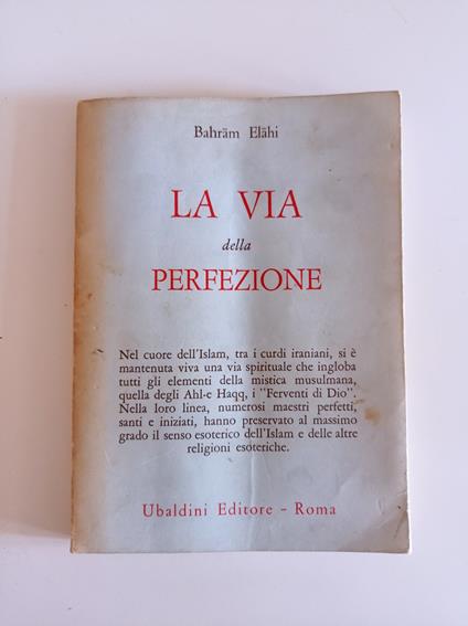 La via della perfezione - Bahram Elahi - copertina