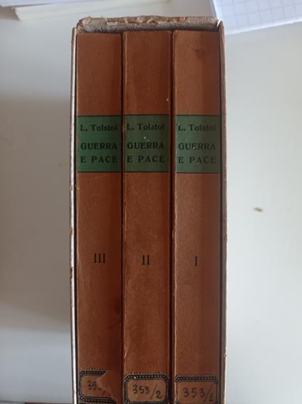 Guerra e pace - Lev Tolstoj - copertina