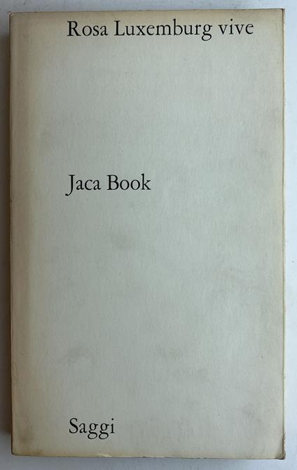Rosa Luxemburg vive - copertina