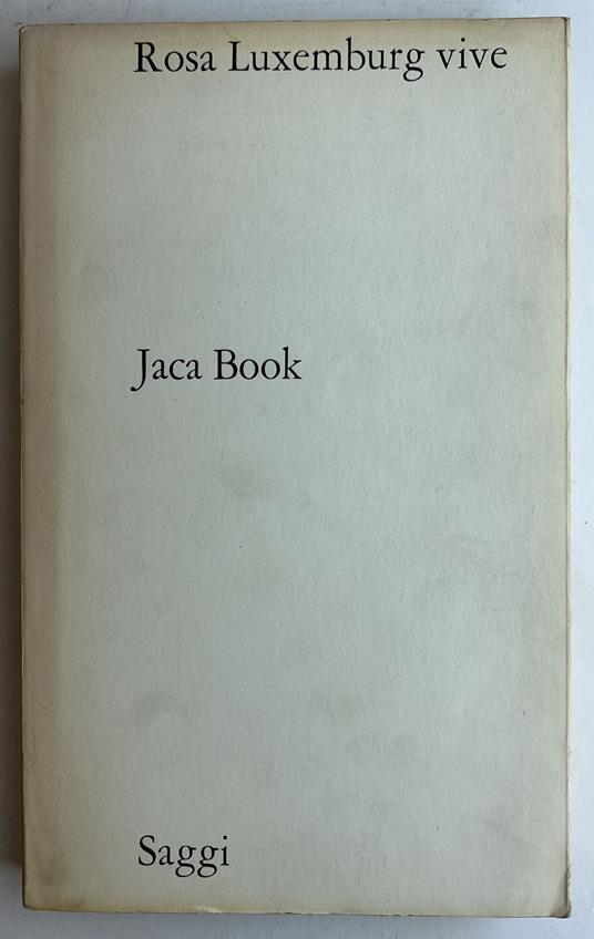 Rosa Luxemburg vive - copertina
