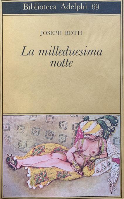 La milleduesima notte - Joseph Roth - copertina