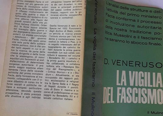 La vigilia del fascismo - Danilo Veneruso - copertina