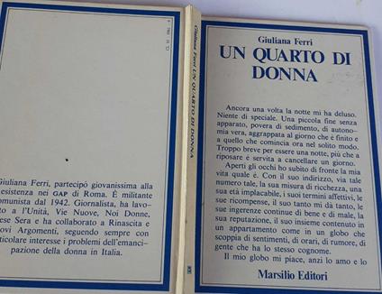 Un quarto di donna - Giuliana Ferri - copertina