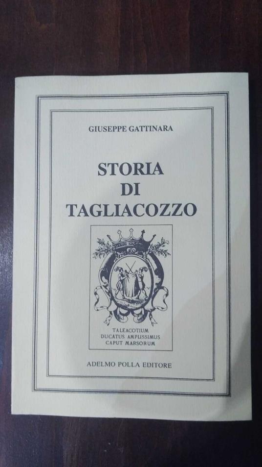 Storia di Tagliacozzo - copertina