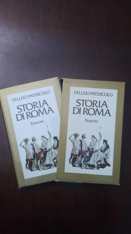 Storia di Roma - Patercolo Velleio - copertina