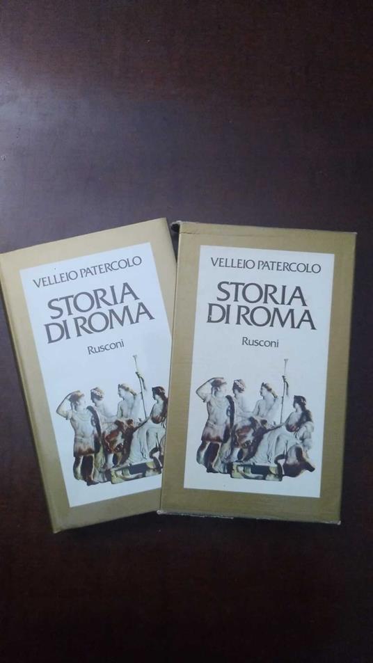 Storia di Roma - Patercolo Velleio - copertina