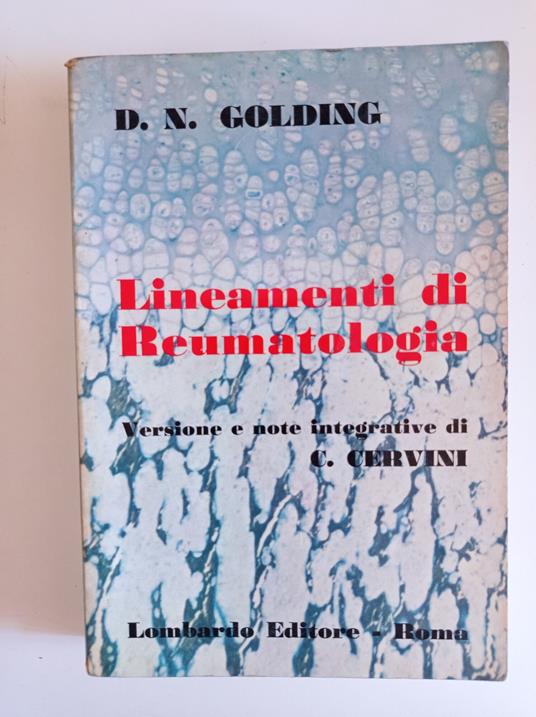 Lineamenti di reumatologia - copertina