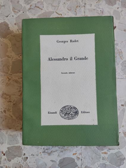 Alessandro il grande - Georges Radet - copertina