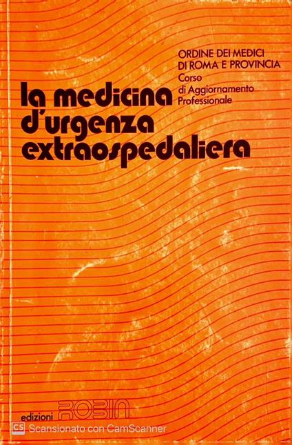 La medicina d'urgenza extraospedaliera - copertina