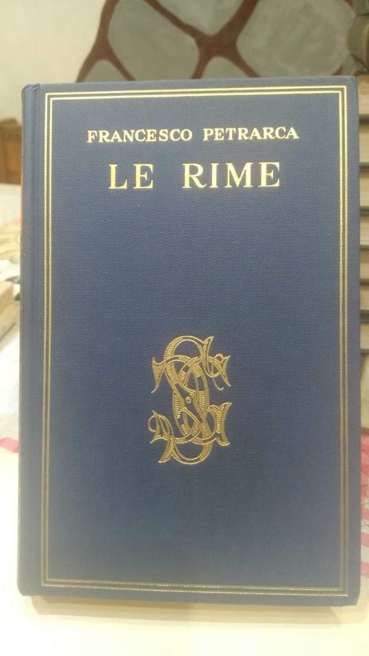 Le rime - Francesco Petrarca - copertina