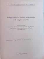Sviluppi recenti e tendenze modernistiche nelle religioni asiatiche