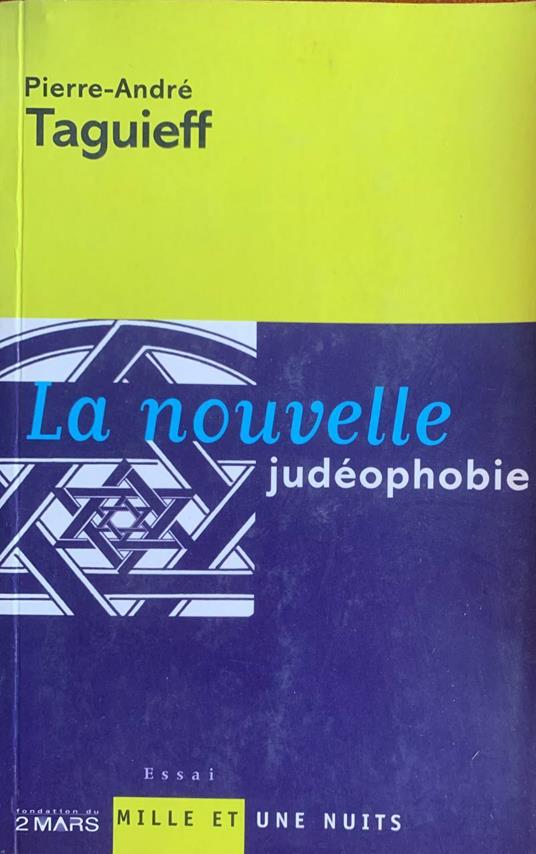 La nouvelle judéophobie - copertina