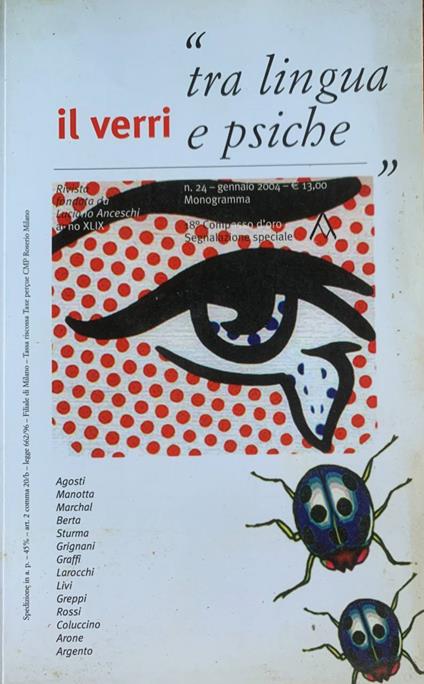 Tra lingua e psiche - copertina