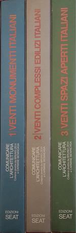 Comunicare l'architettura. Venti monumenti - venti complessi edilizi - spazi aperti italiani (3 volumi)