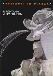 Restauri in piazza. La fontana del Pantheon - Luisa Cardilli - copertina