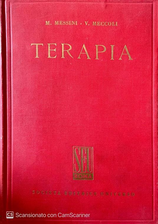 Compendio di terapia delle malattie interne - copertina
