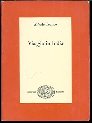 Viaggio in India - Alfredo Todisco - copertina