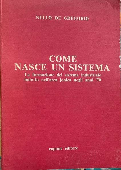 Come nasce un sistema - copertina