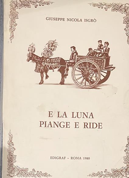 E la luna piange e ride - copertina