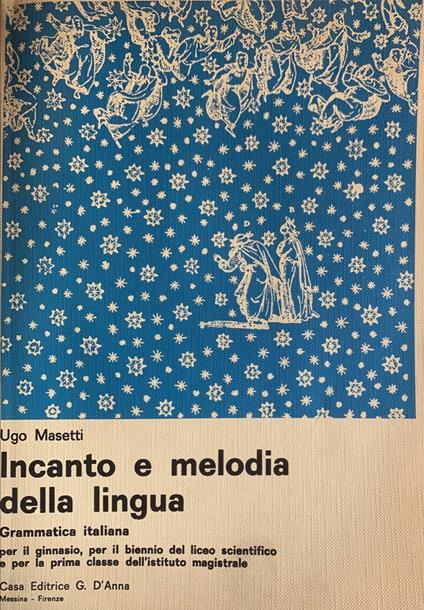 Incanto e melodia della lingua - copertina